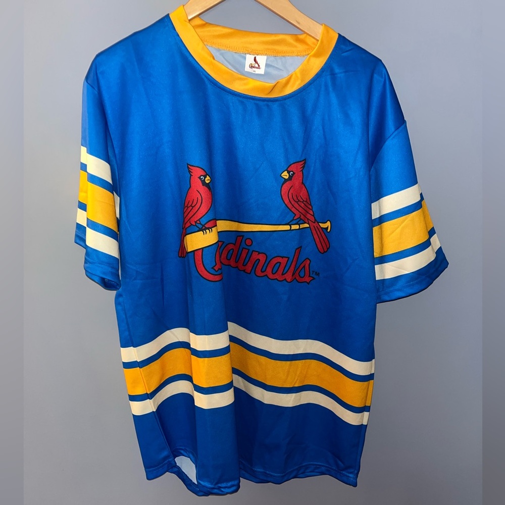 St. Louis‎ Cardinals SGA blue dri-fit shirt